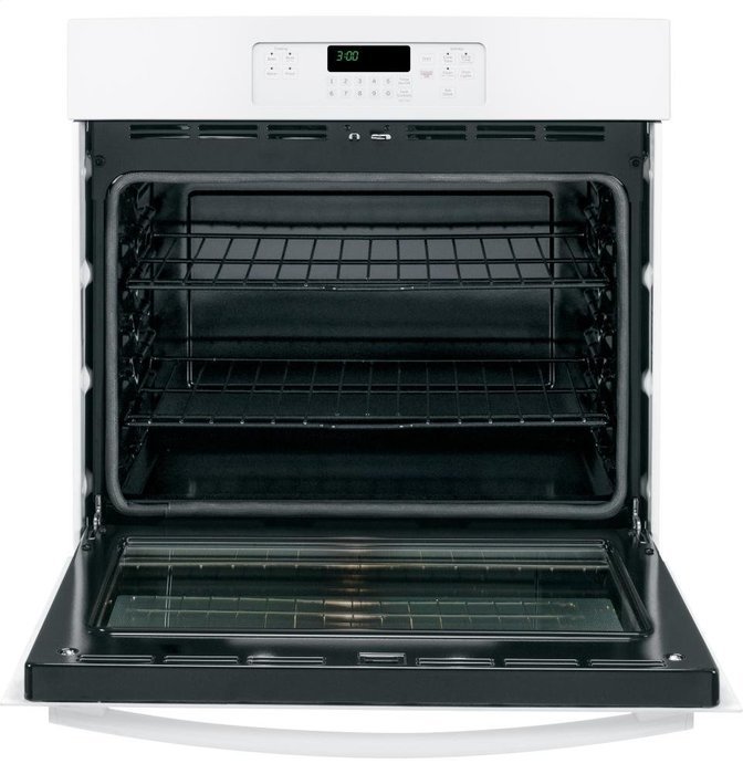 GE JT3000DFWW 30" White Electric Single Wall Oven