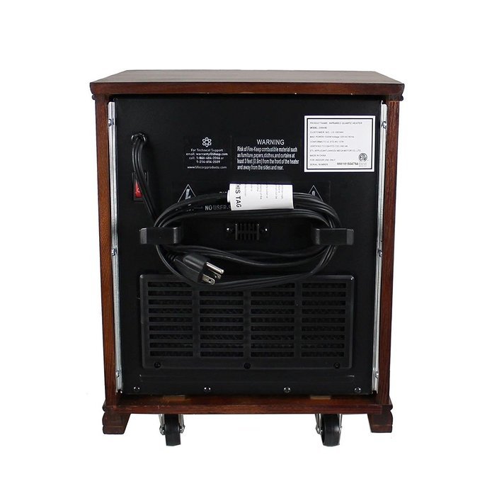 LifeSmart LifePro LS-1001HH 1,500 Watts Infrared Quartz Electric Portable Heater N4