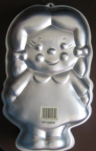 Wilton Darling Dolly Doll Girl Easy As 1, 2, 3 Cake Pan (2105-9436, 1991) Retired N2