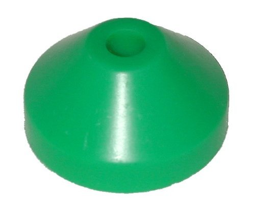3 Green Plastic 7" 45rpm Vinyl Record Dome Adapter / Insert - Fits Almost Any Turntable! #07MRDAGR