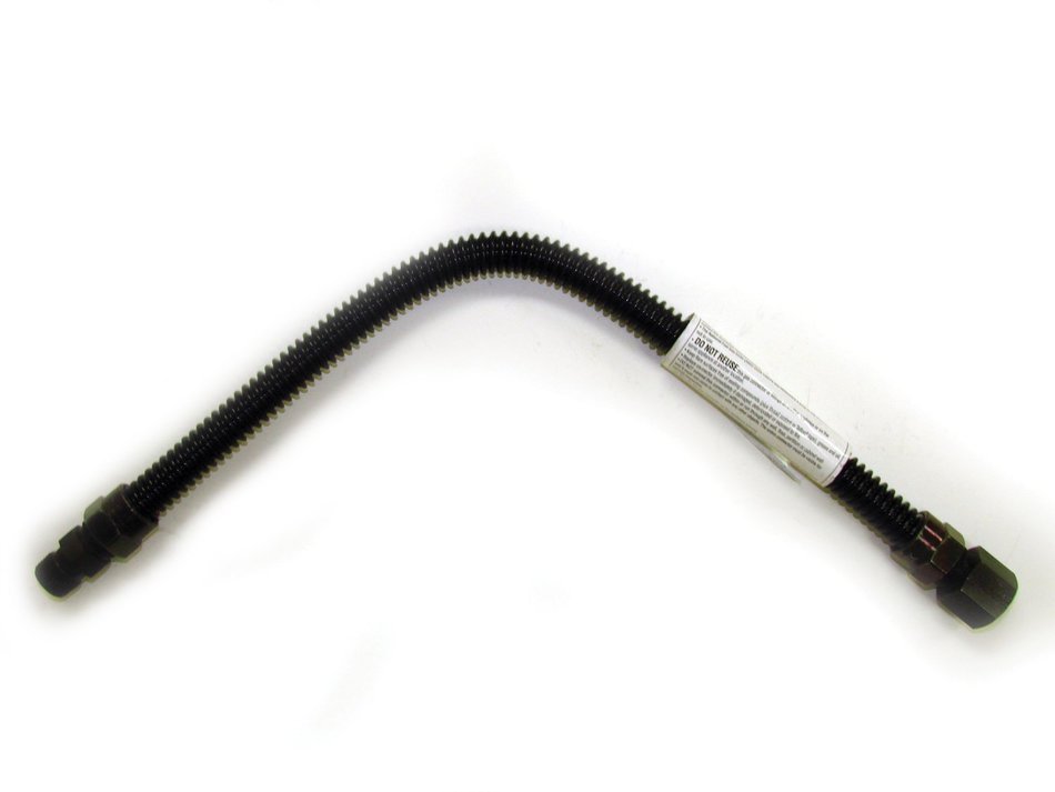 HPC Standard Capacity Black Stainless Steel Flex Line, 18-Inch
