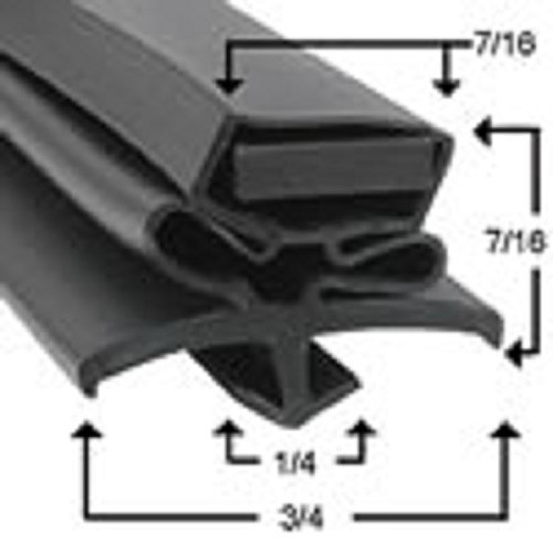 TRUE Refrigerator Freezer Gasket