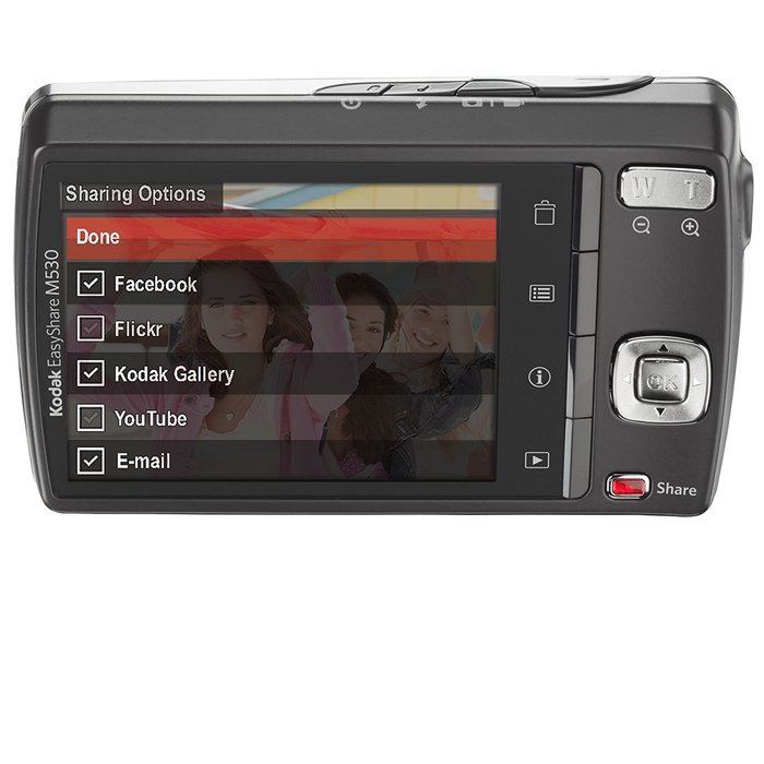 Kodak Easyshare M530 12 MP Digital Camera with 3x Wide Angle Optical Zoom and 2.7-Inch LCD (Green) N2