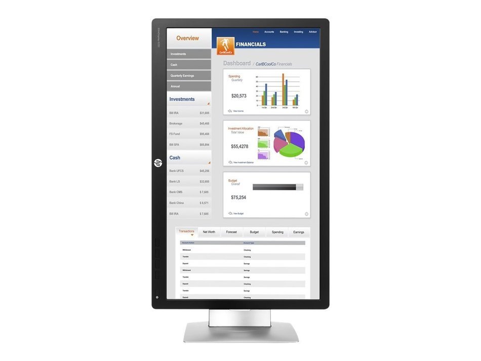 HP EilteDisplay E232 23" Full HD LED-Backlit Monitor (Head Only)