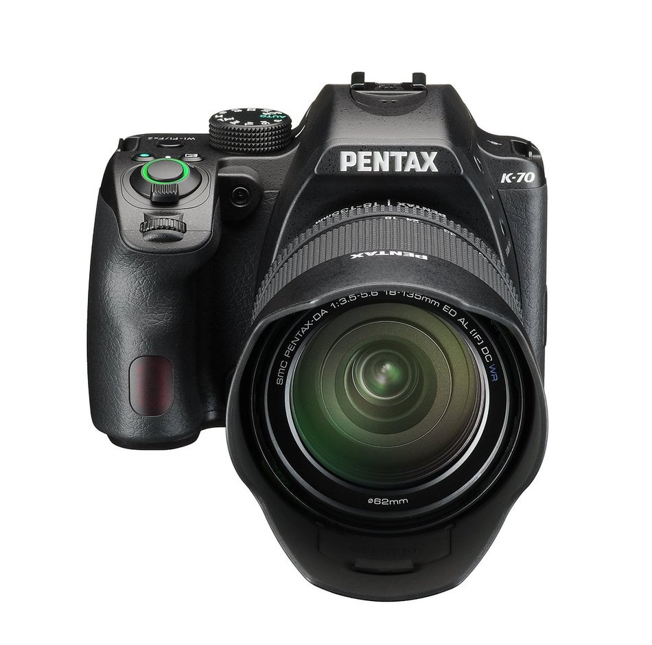 Pentax K-70 Weather-Sealed DSLR Camera with 18-135mm Lens (Silver) N13