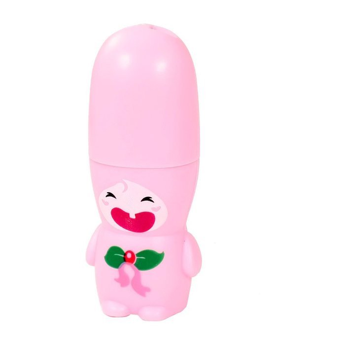 uxcell Plastic Cartoon Pattern Mini Portable Cooling Fan Pink w White Strap