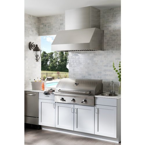 Broan AWEPD48SS 3" Wall ex tension for 48" range hood (prov ides 30" depth) N2