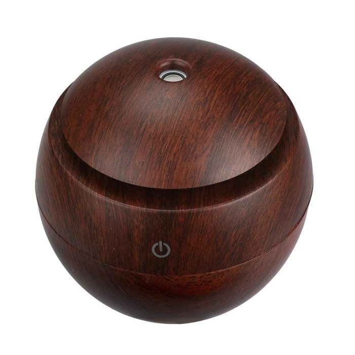 AutumnFall LED Aroma Ultrasonic Humidifier USB Essential Oil Diffuser Air Purifier (Black) N10