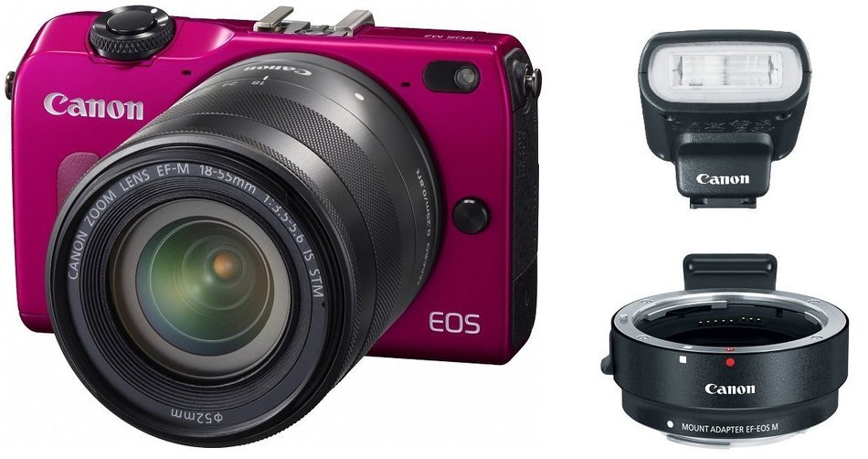 Canon EOS M2 Mark II 18.0 MP Digital Camera (Black) Body Only - International Version (No Warranty) N5