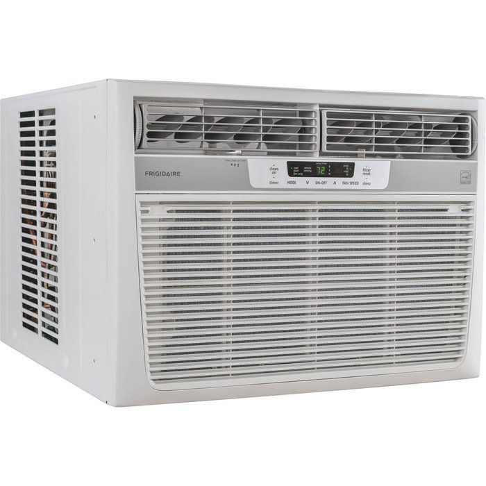 Frigidaire 25,000 BTU 230V Window-Mounted Heavy-Duty Air Conditioner with Temperature Sensing Remote Control