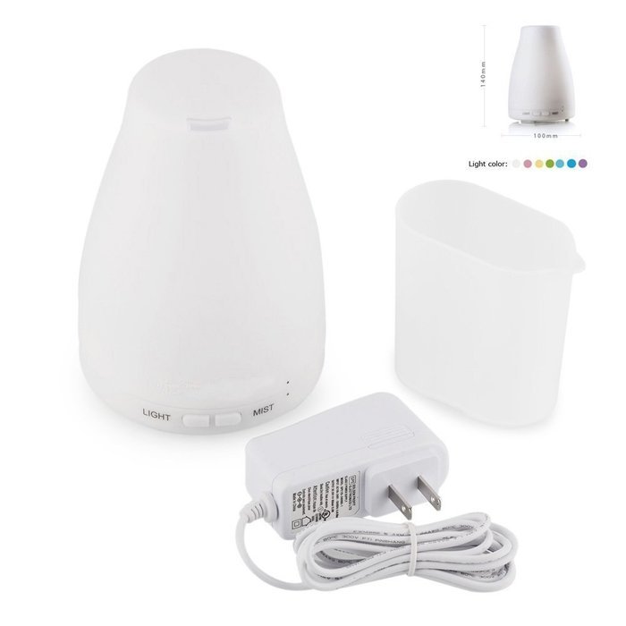 Aroma Essential Oil Diffuser, Noza Tec Cool Mist Air Humidifier Adjustable Mode,Waterless Auto Shut-off LED Light N4