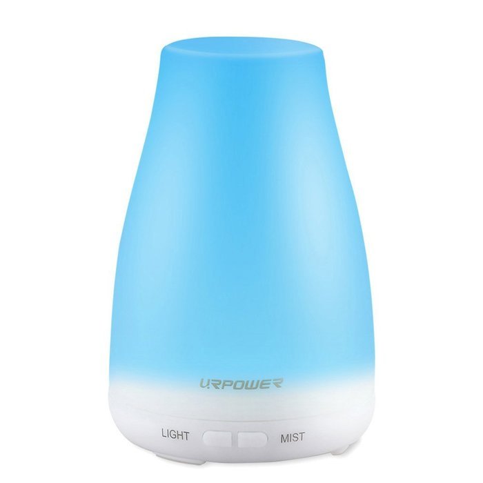 URPOWER 2nd Version Essential Oil Diffuser,100ml Aroma Essential Oil Cool Mist Humidifier with Adjustable Mist... N4
