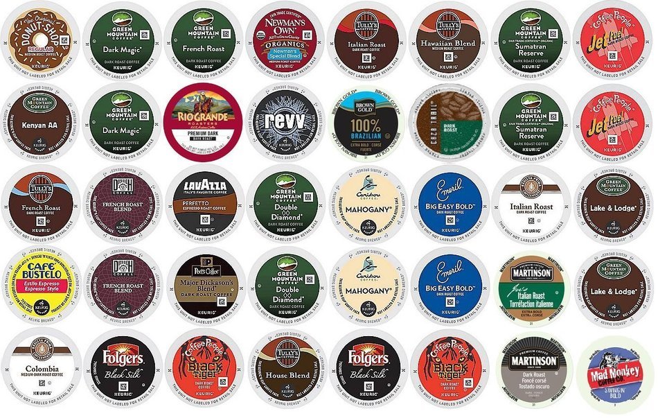 40 Count K Cup 2.0 Variety Sampler Pack - 40 Dark and / or BOLD K Cups for 2.0 and 1.0 Brewers - Green Mountain...