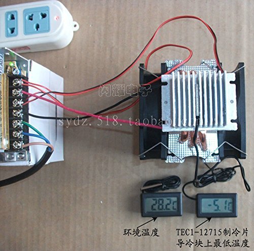 Thermoelectric Peltier Refrigeration Water Cooling System Cooler fan TEC1-12715 N2