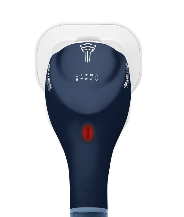 Rowenta GS3010 Ultrasteam Hand-Held Garment and Fabric Steamer with Lint Pad and Travel Pouch, 800-Watt, Blue N6