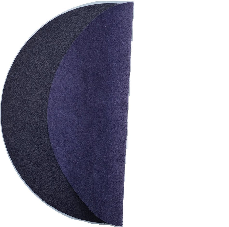 Genuine Leather Turntable Platter Mat - Purple