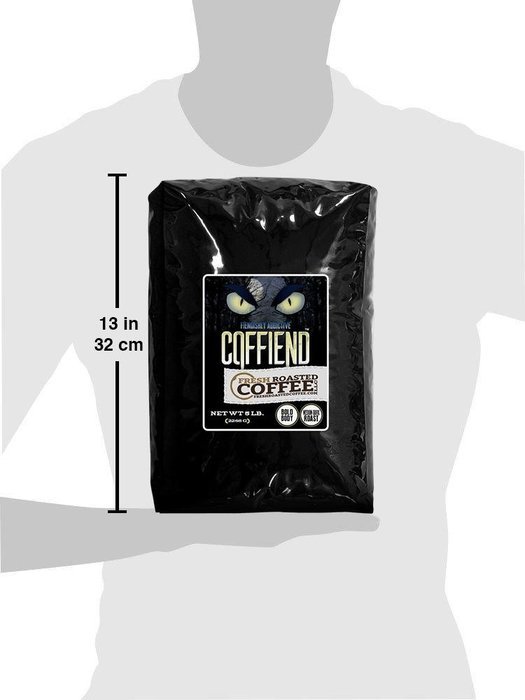 Coffiend Artisan Blend Coffee, Whole Bean, Fresh Roasted Coffee LLC. (5 lb.) N4