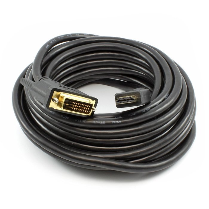 BuyCheapCables&reg; HDMI to DVI Cable 30Ft Gold Plated Dual Link DVI-D 24k (9.1m) N6