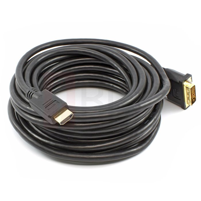 BuyCheapCables&reg; HDMI to DVI Cable 30Ft Gold Plated Dual Link DVI-D 24k (9.1m) N8