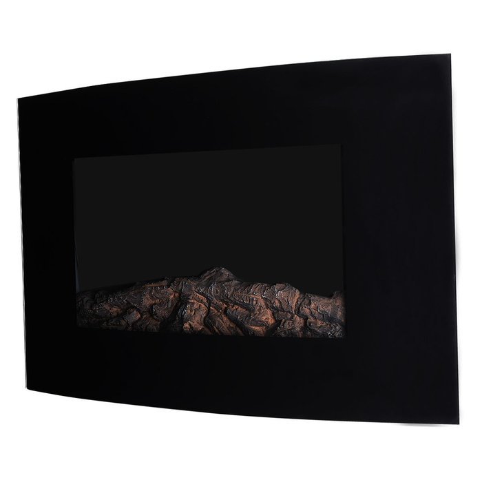 Wall-Mounted Fireplace Heater 35" XL Large 1500W Adjustable Electric With Remote Without Any Emissions Or Pollution N7