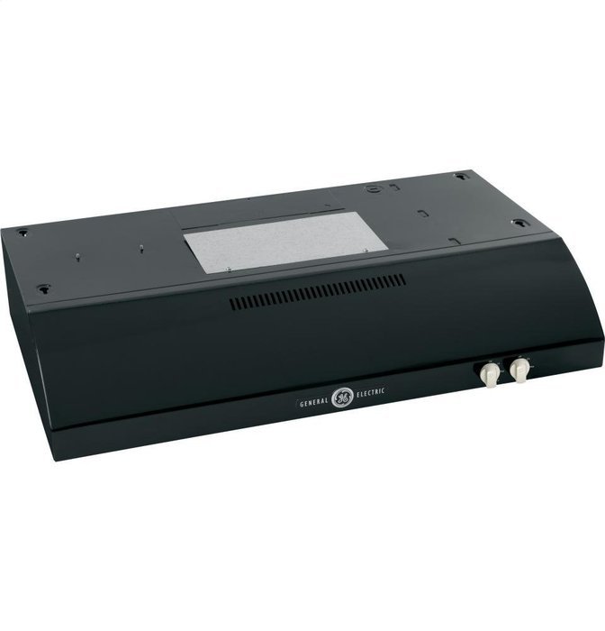GE AV447FBS Artistry 30" Black Under Cabinet Range Hood N2