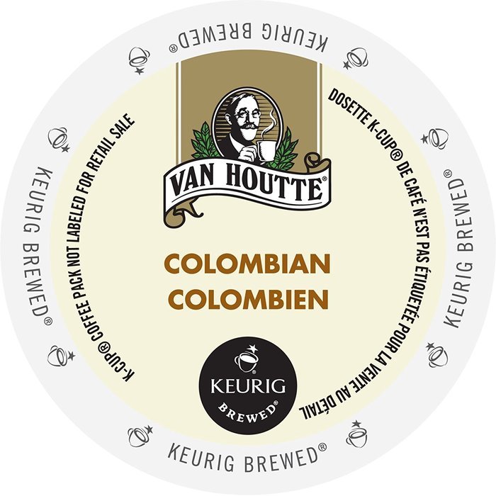 Colombia Coffee K-Cup Variety Pack, 96 Count Sampler: Barista Prima Colombia, Van Houtte Colombian Medium Coffee... N4