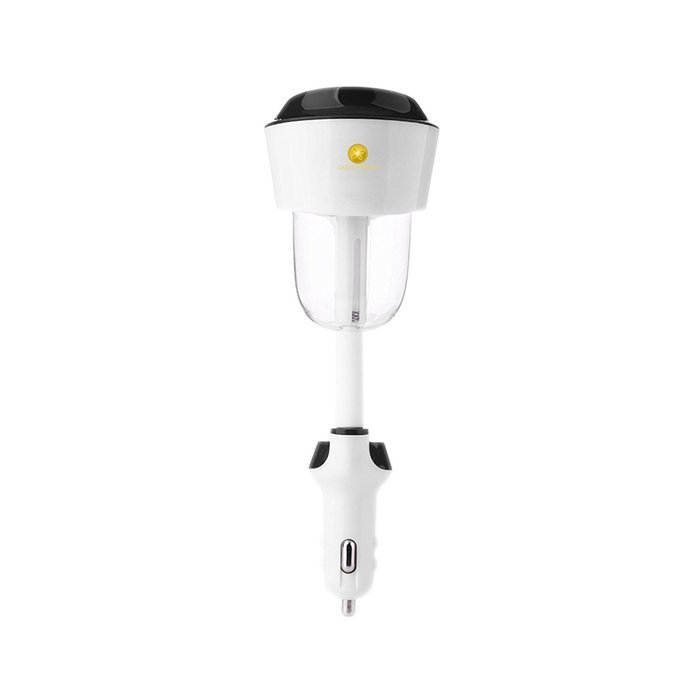 Car Humidifier with Dual USB Charger, Multi-Function Ultrasonic Car Humidifier + Essential Oil Aroma Diffuser... N6