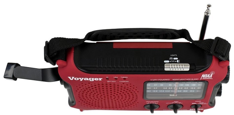 Kaito KA500L 4-Way Powered Emergency AM/FM/SW NOAA Weather Alert Radio with Solar,Dynamo Crank,Flashlight and... N11