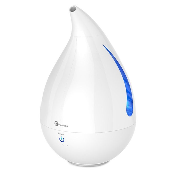 Cool Mist Humidifier, TaoTronics Ultrasonic Air Humidifers with One Touch Control, Low Water Protection, Waterdrop... N6