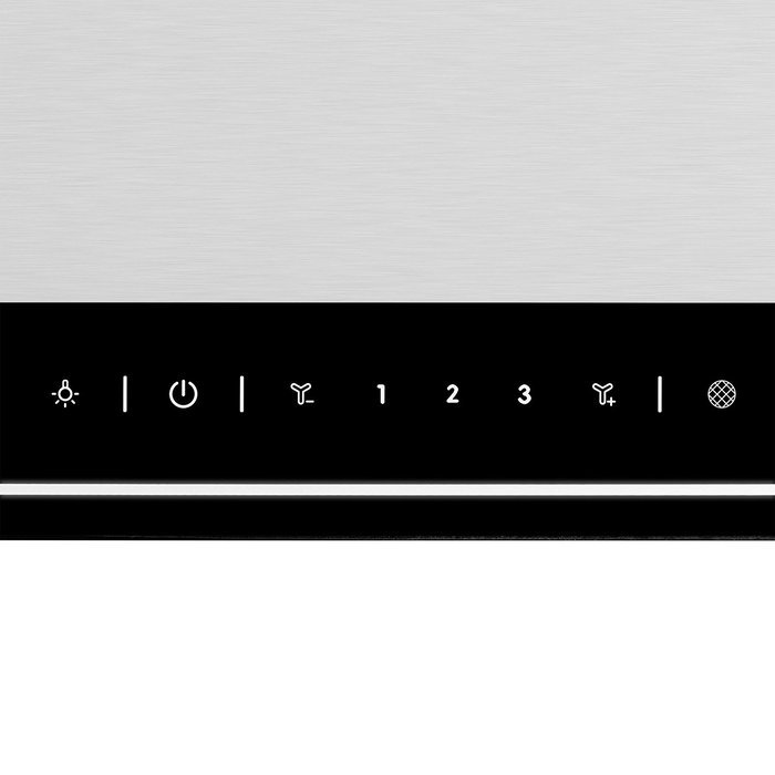 Golden Vantage 30" Wall Mount Stainless Steel Black Touch Control Panel Kitchen Cooking Fan Range Hood Vent N3
