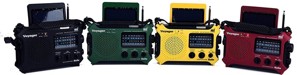 Kaito KA500L 4-Way Powered Emergency AM/FM/SW NOAA Weather Alert Radio with Solar,Dynamo Crank,Flashlight and... N20