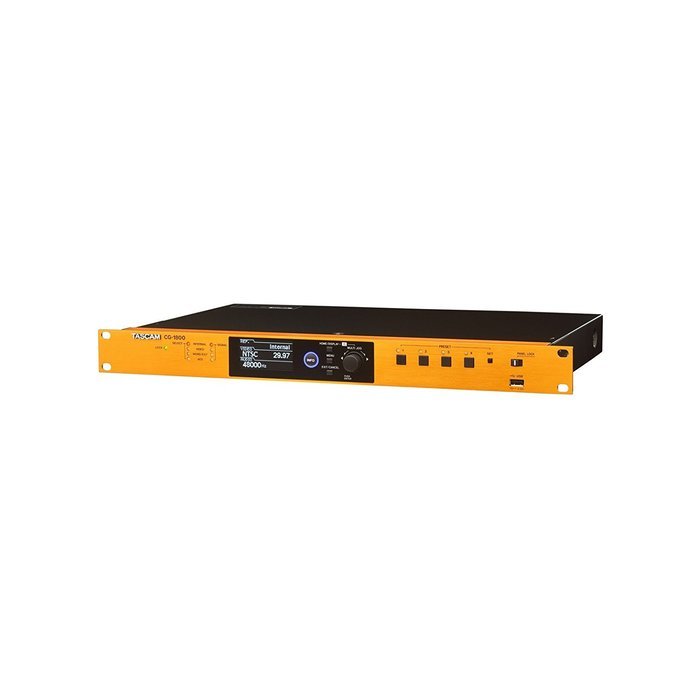 Tascam CG-1800 | 1RU OCXO AES S PDIF NTSC PAL HD Tri Level BNC Input 12 Word Clock Outputs Video Sync Master Clock...