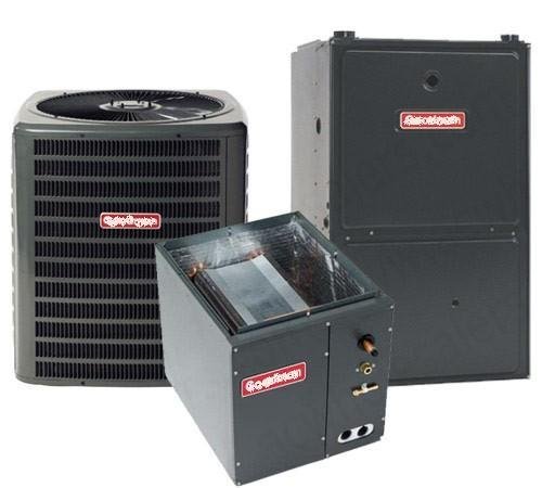 Ton Goodman Seer R A Afue Btu Vertical Gas Furnace Split System Free Image