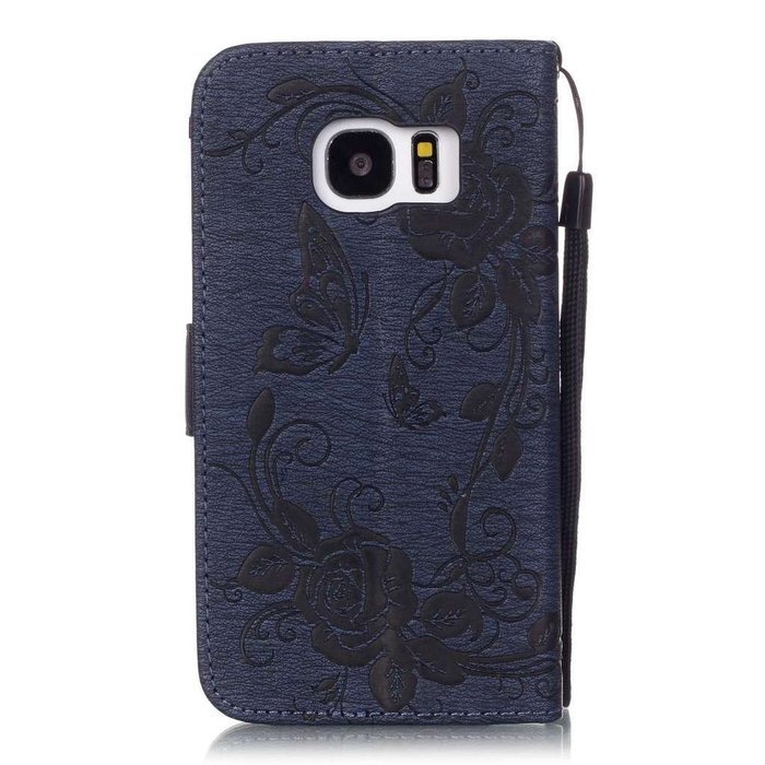 Samsung Galaxy S7 Edge Case, UNEXTATI Wallet Case for Samsung Galaxy S7 Edge, PU Leather Case with Wrist strap... N145