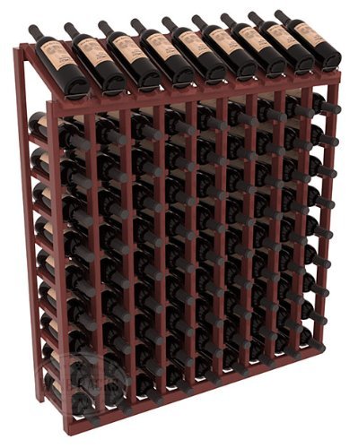 Wine Racks America Redwood 9 Column 10 Row Display Top Kit 13 Stains to Choose From! N2