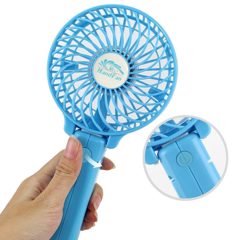 ETONG Handheld Rechargeable Fans 3 Speed Mini Fan Battery Operated ...