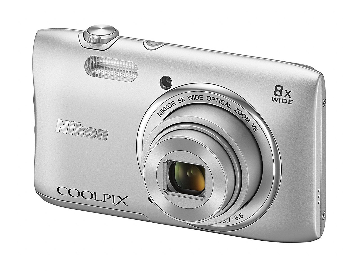 Nikon COOLPIX S3600 20.1 MP Digital Camera with 8x Zoom NIKKOR Lens and ...