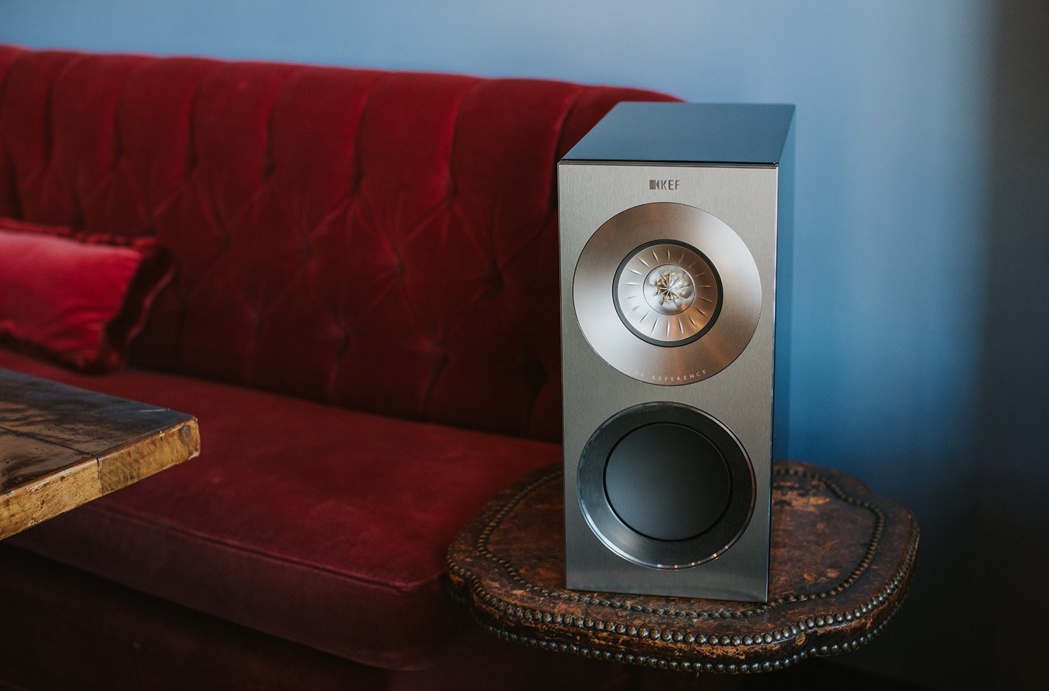 KEF REFERENCE 1 Bookshelf Loudspeaker - Satin Walnut (Pair) N3 free ...