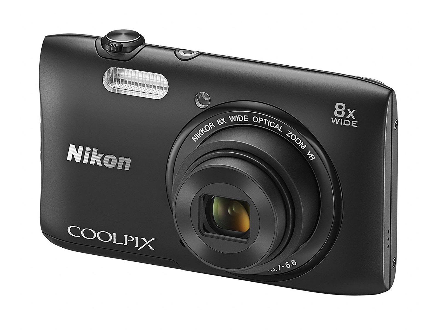 Nikon COOLPIX S3600 20.1 MP Digital Camera with 8x Zoom NIKKOR Lens and ...