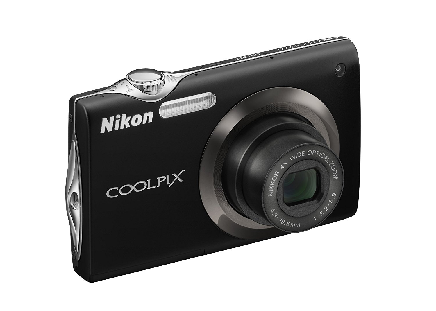 Nikon Coolpix S3000 12.0MP Digital Camera with 4x Optical Vibration Reduction (VR) Zoom and 2.7