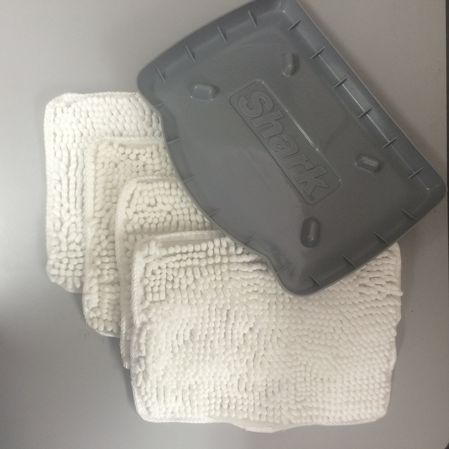 Set of 4 Genuine SHARK Accessory VacThenSteam Mop Cleaning Pad With Tray XT2010 MV2010 free