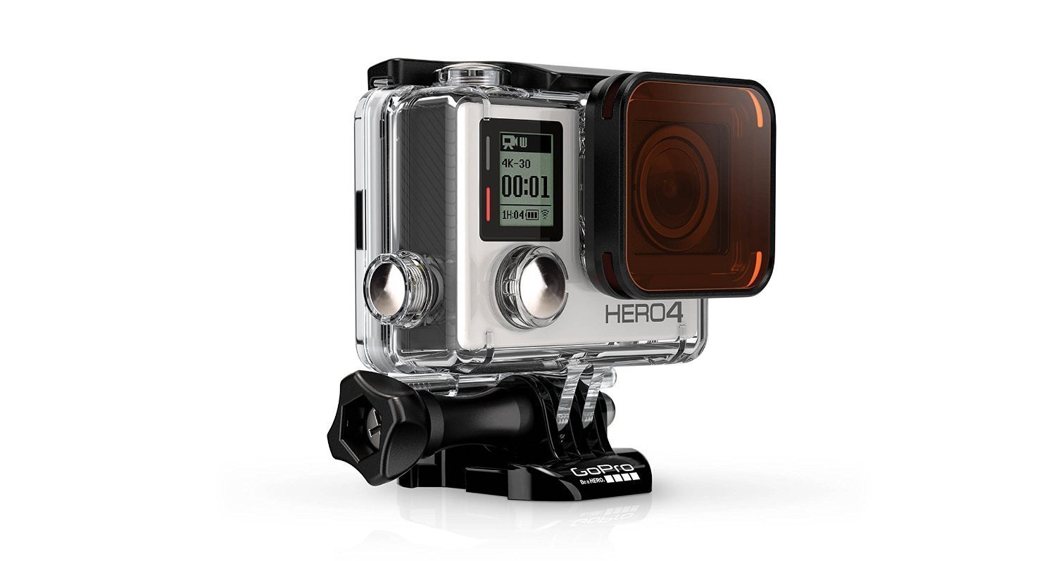 GoPro Hero4 Hero 4 12MP Full HD 4K 30fps 1080p 120fps Built-In Wi-Fi ...