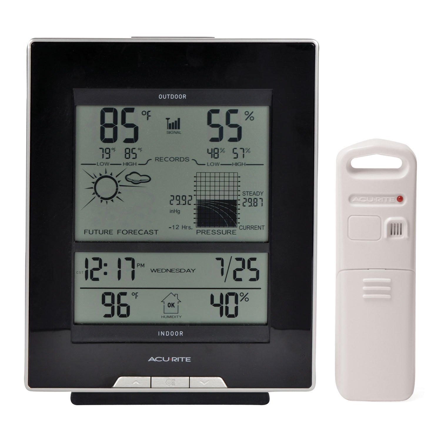 AcuRite 02008A1 Color Weather Station with Forecast, Temperature ...