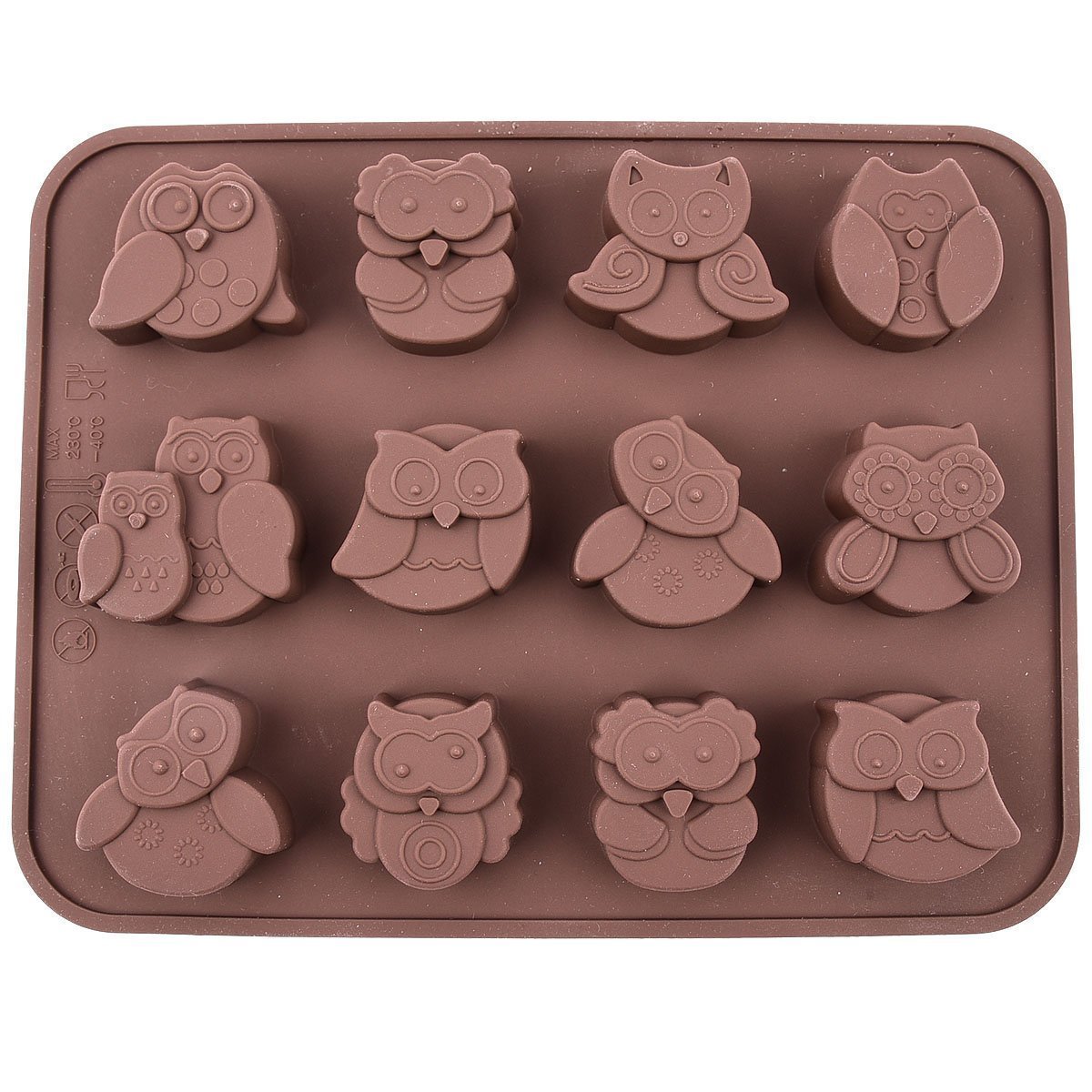 Buytra 6 Pack BPA Free Food Grade Silicone Mold for Candy,Chocolate,Ice ...