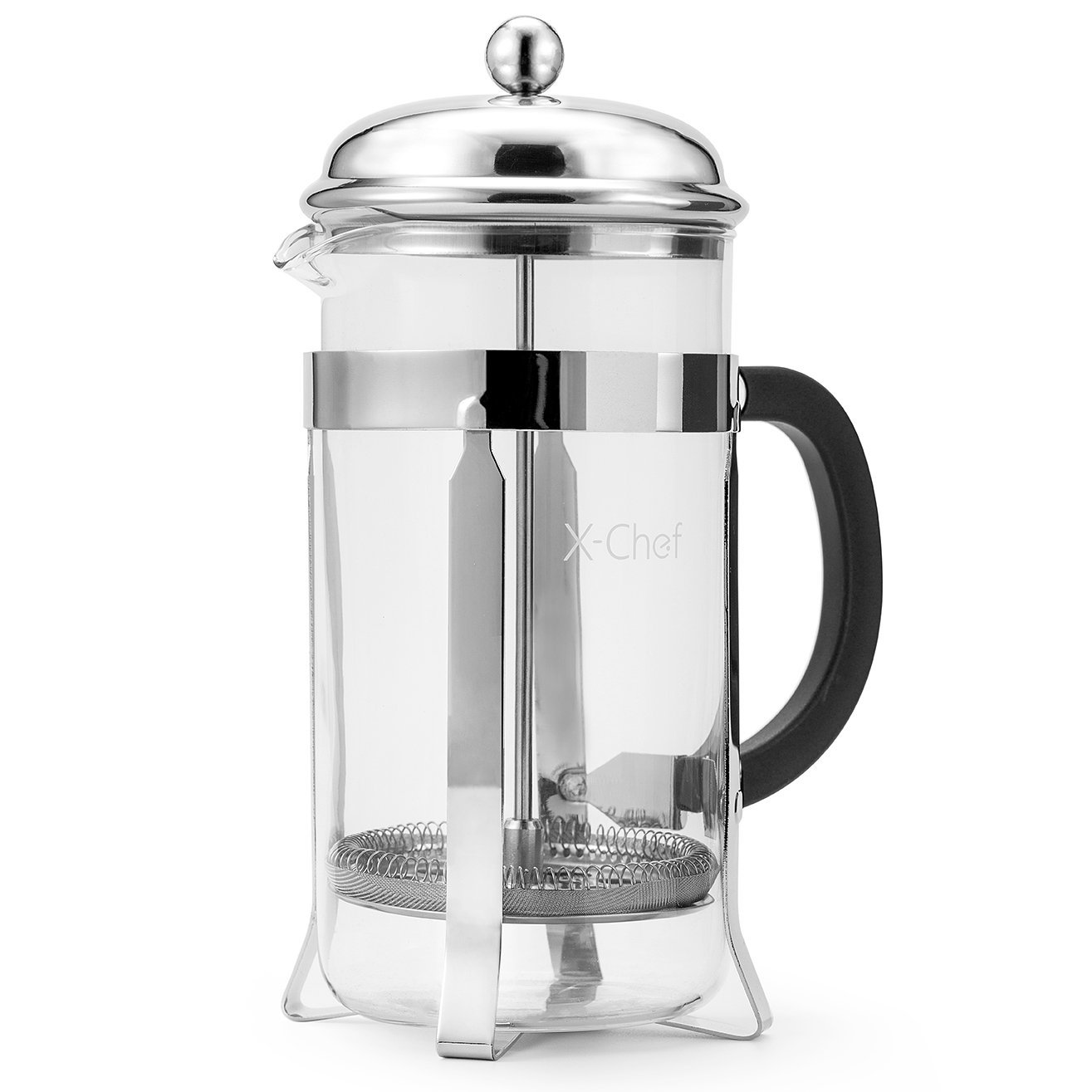 french-press-x-chef-1000ml-heat-resistant-glass-coffee-press-tea-maker