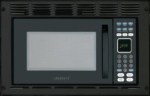 Advent MW912BWDK Black Built-in Microwave Oven with Wide Trim Kit PMWTRIM, Specially Built for RV Recreational...