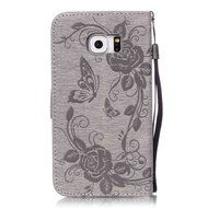Samsung Galaxy S7 Edge Case, UNEXTATI Wallet Case for Samsung Galaxy S7 Edge, PU Leather Case with Wrist strap... N203