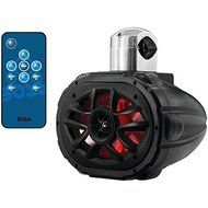 BOSS AUDIO MRWT69RGB 6" x 9" 600-Watt 4-Way Marine Wake Tower Speaker with RGB LED Lights