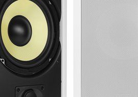 4) VM Audio Elux 8-Inch 270W 2 Way In-Wall Surround Sound Home Speaker (Four)