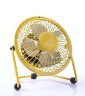 Alytimes 6 Inch Mini USB Fan With Aluminium Blades, 360 Degree Rotatable Small Table Fan with 3 Anti-vibration... N8